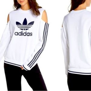 Adidas cut-out shoulder top